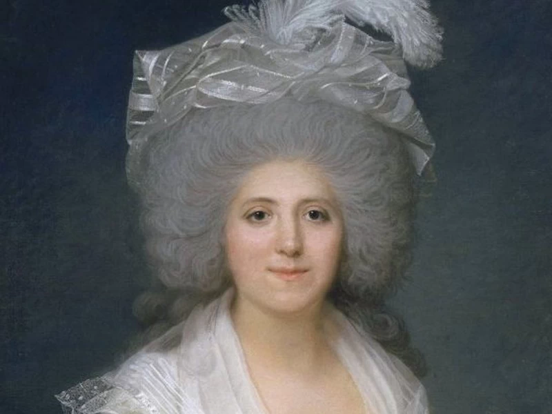 1746-Joseph Boze - Ritratto di Jeanne Louise Henriette Campan, cameriera di Maria Antonietta, 1786 (Reggia di Versailles)